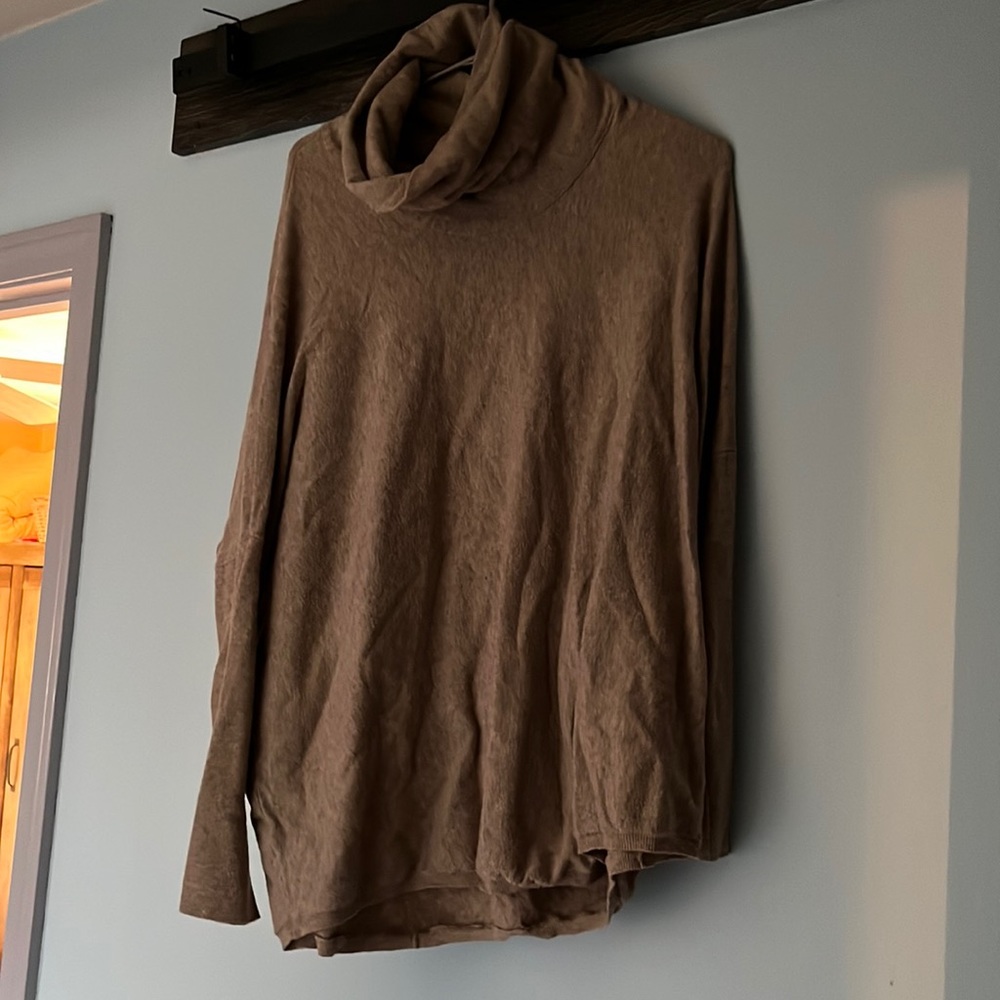 oversized turtle neck sweater